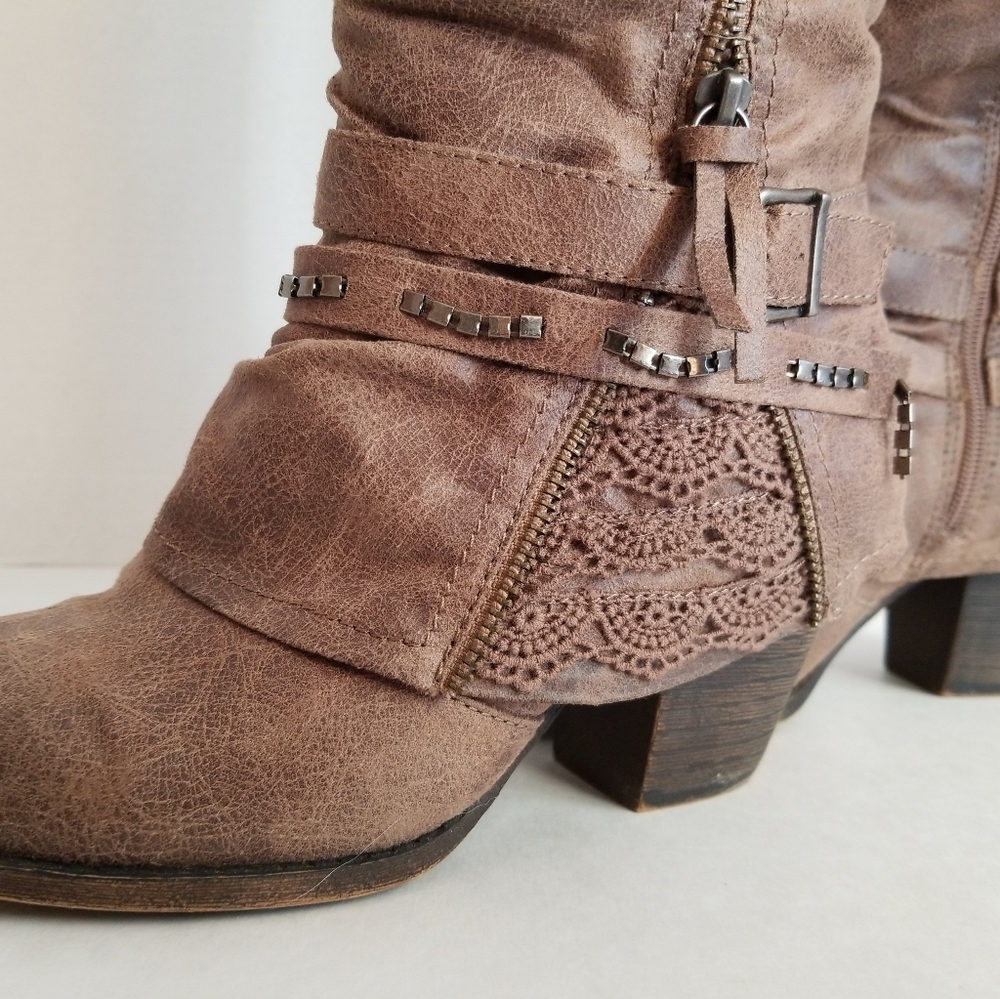 Pop Miranda Tall Embellished Boots